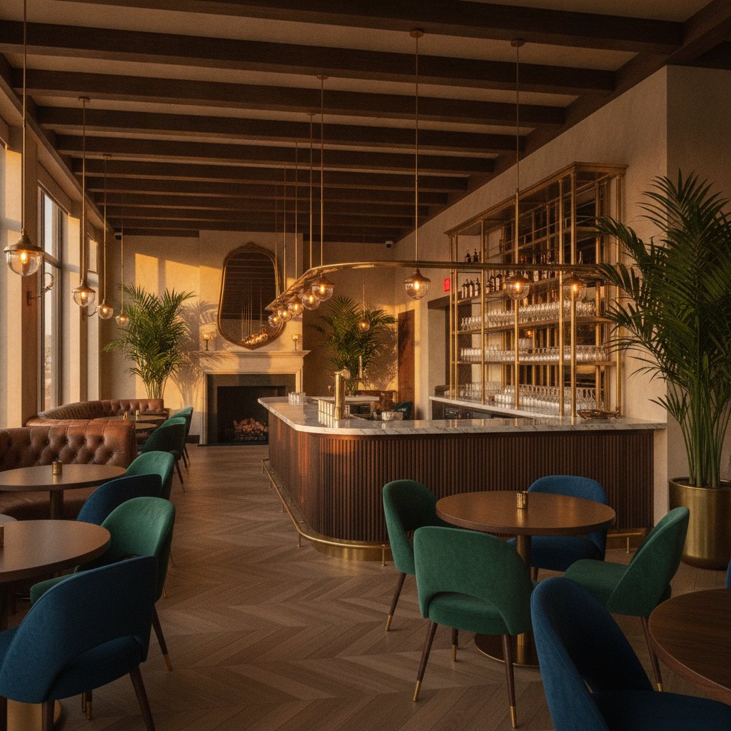 Business and hospitality spaces
